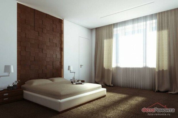 Minimalist Bedroom Design Bedrooms Minimalist With Brown Wall Decor 620x412 Minimalist Bedroom Design
