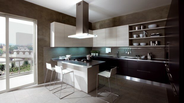 19 Ideal Modern Kitchens 2013 Custom Kitchens 2013 620x347 19 Ideal Modern Kitchens 2013