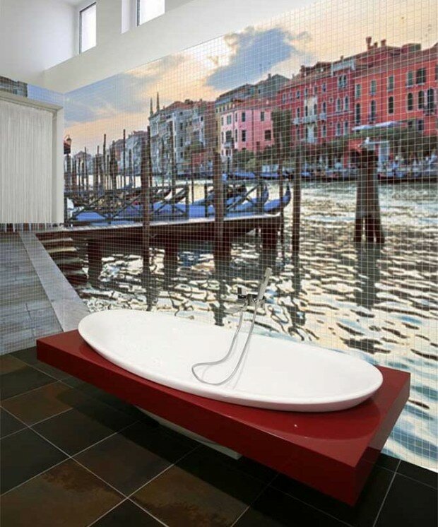 Interiors of Bathroom Design 620x746 Contemporary Bathroom Design