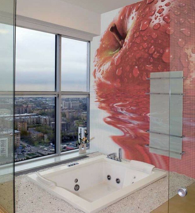 Interiors of Bathrooms Design 620x680 Contemporary Bathroom Design