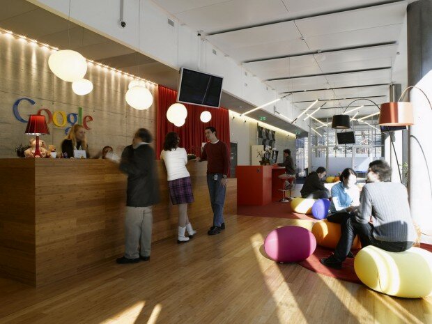 google office pictures in Lobby Room 620x465 45 Amazing Google Office Pictures