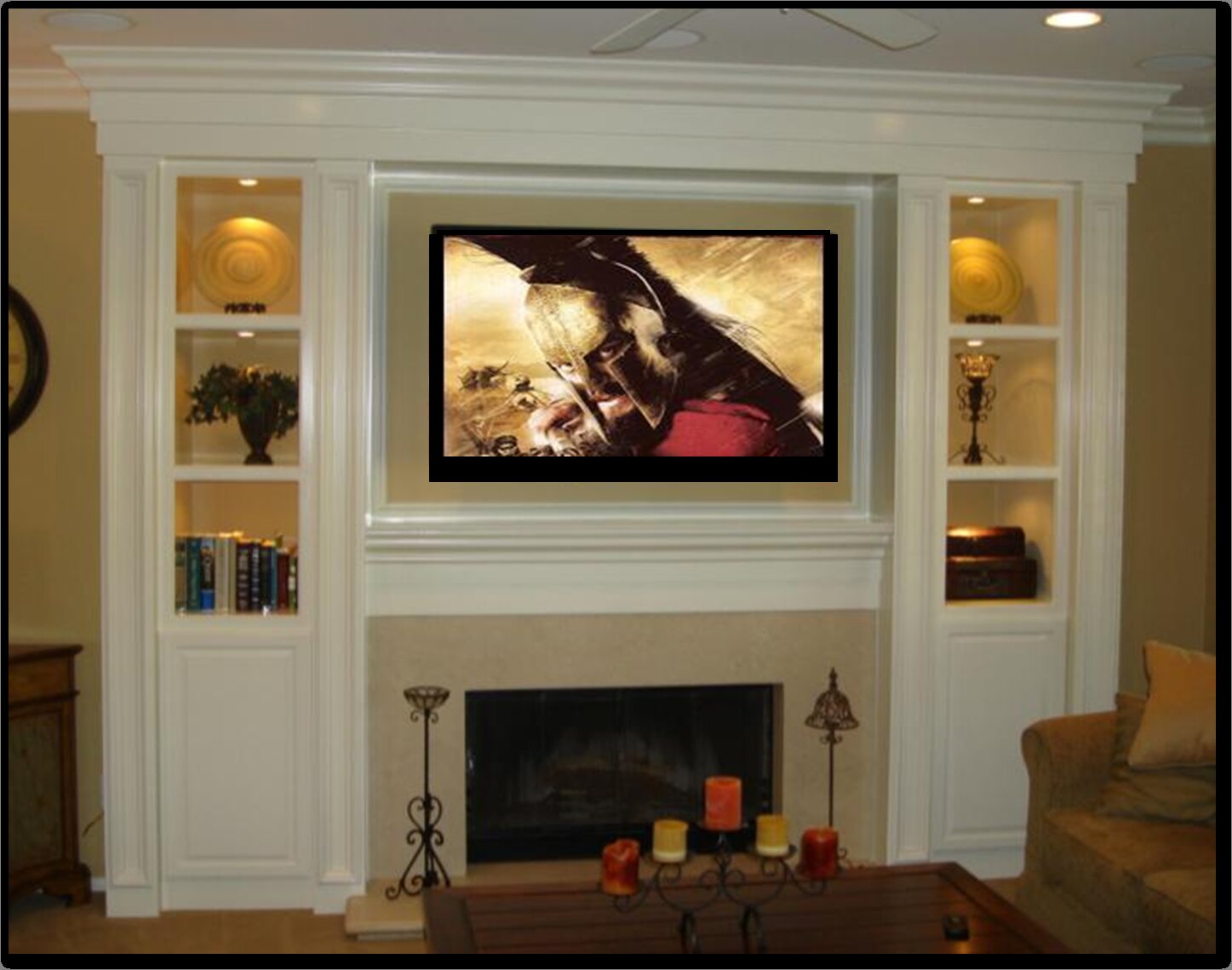 Fireplace Entertainment Center