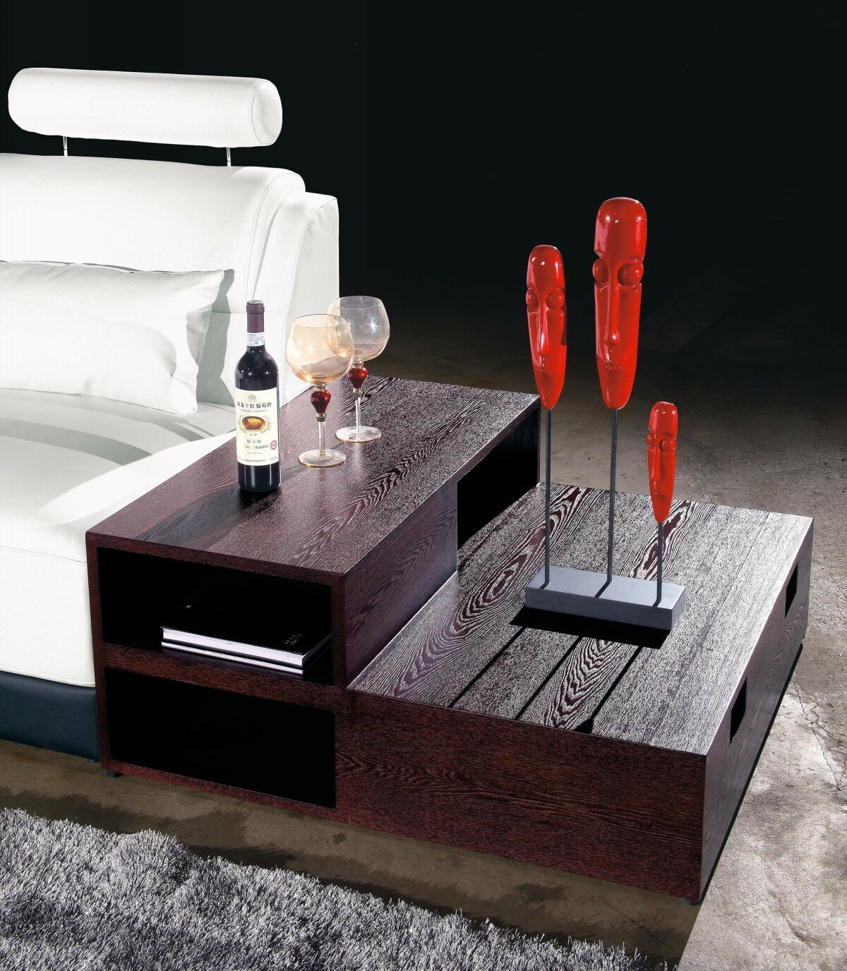 Purple Leather Living Room Furniture