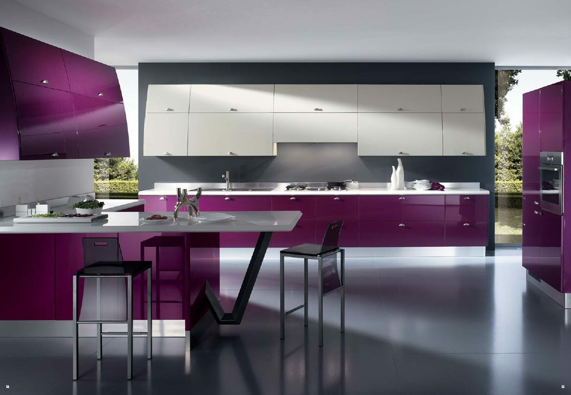 Violet Colour Room