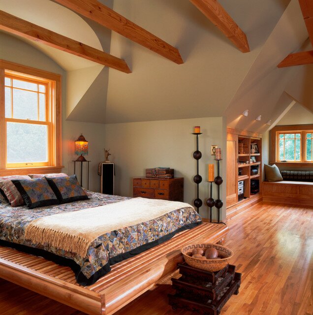 Architecture Eclectic Bedroom